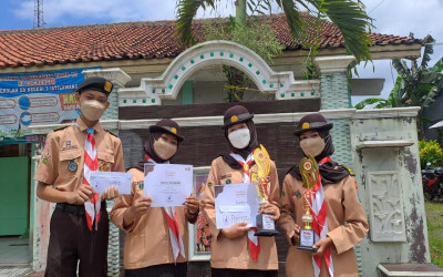 Prestasi Dewan Ambalan Gatotkaca - Srikandi SMA Negeri 1 Jatilawang pada Kejuaraan Lomba Virtual Scout Competition KWARTIR RANTING JATILAWANG