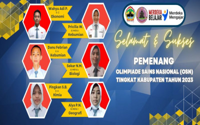 Siswa SMA Negeri 1 Jatilawang Lolos OSN Tingkat Kabupaten