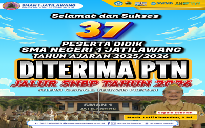 37 Siswa SMA Negeri 1 Jatilawang Lolos SNBP 2026 dan Diterima di Berbagai PTN
